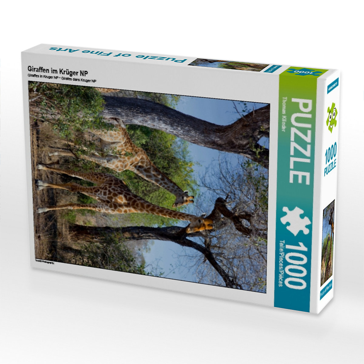CALVENDO® Puzzle CALVENDO Puzzle Giraffen im Krüger NP 1000 Teile Foto-Puzzle für glückliche Stunden