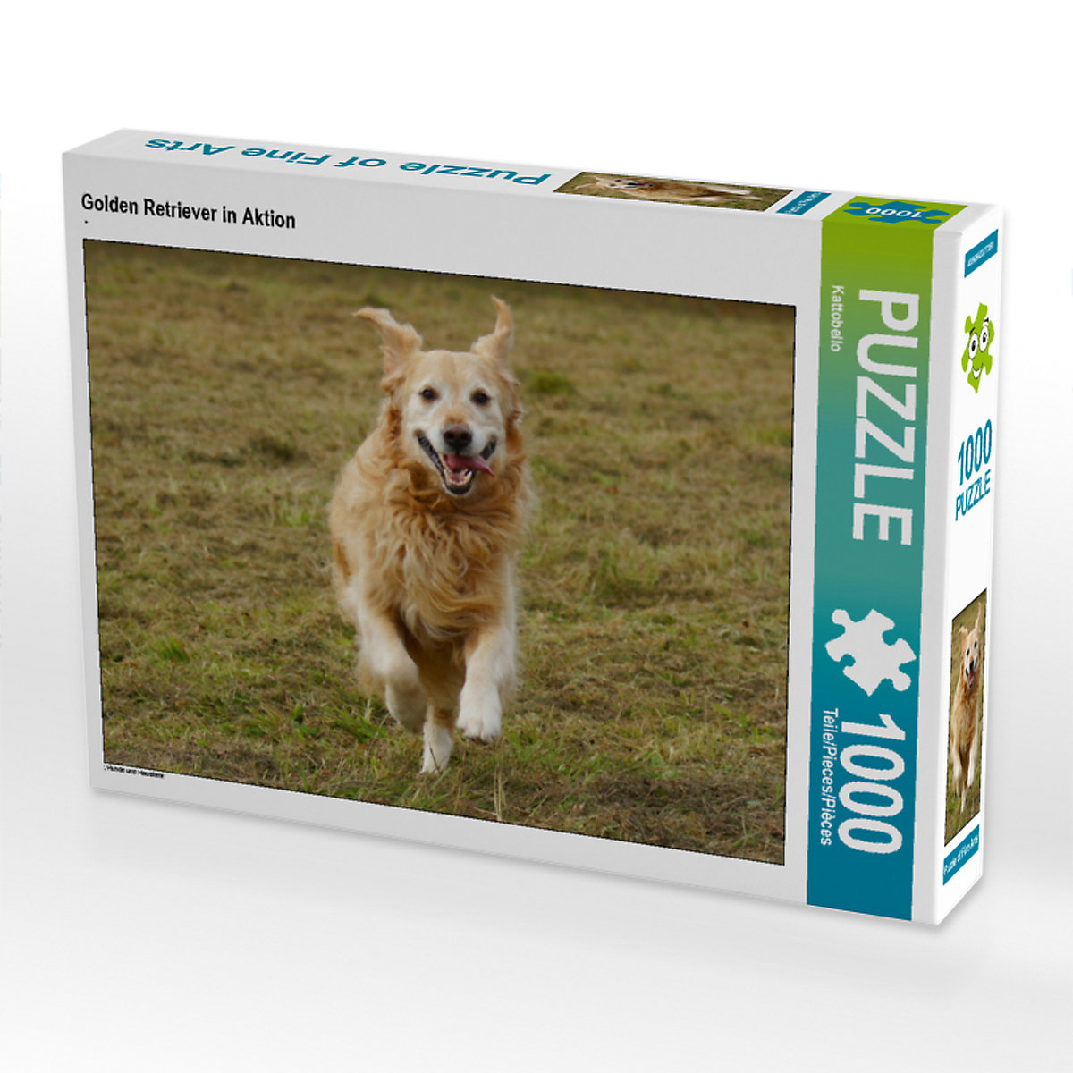 CALVENDO® Puzzle CALVENDO Puzzle Golden Retriever in Aktion 1000 Teile Foto-Puzzle für glückliche Stunden