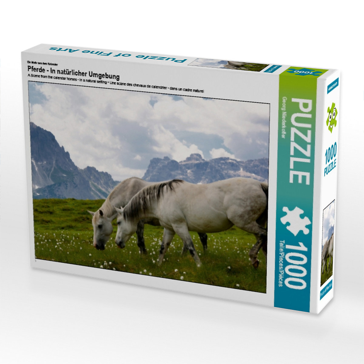 CALVENDO® Puzzle CALVENDO Puzzle Pferde In natürlicher Umgebung 1000 Teile Foto-Puzzle für glückliche Stunden
