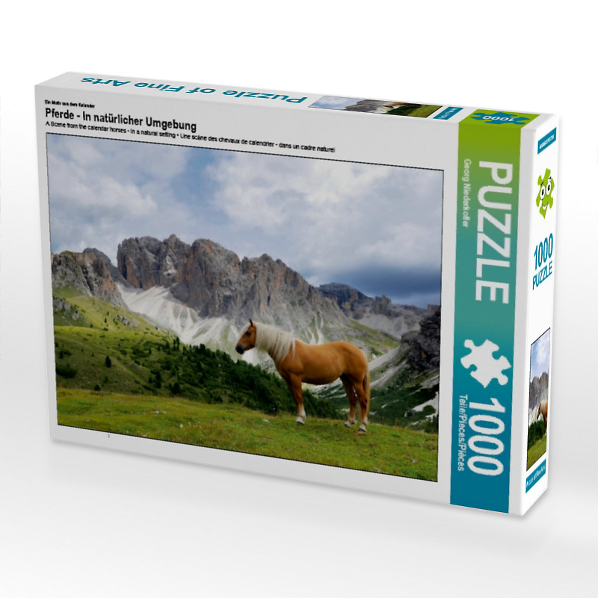 CALVENDO® Puzzle CALVENDO Puzzle Pferde In natürlicher Umgebung 1000 Teile Foto-Puzzle für glückliche Stunden
