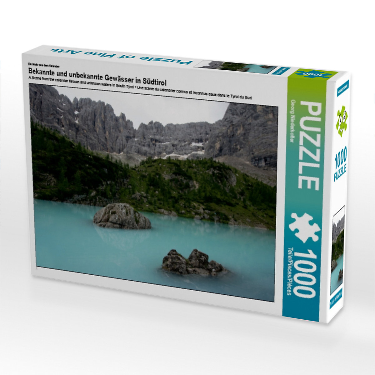 CALVENDO® Puzzle CALVENDO Puzzle Bekannte und unbekannte Gewässer in Südtirol 1000 Teile Foto-Puzzle für glückliche Stunden