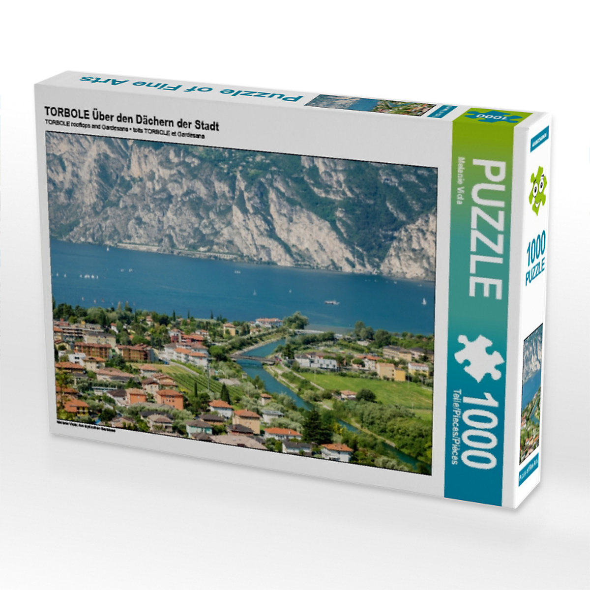 CALVENDO® Puzzle CALVENDO Puzzle TORBOLE Über den Dächern der Stadt 1000 Teile Foto-Puzzle für glückliche Stunden