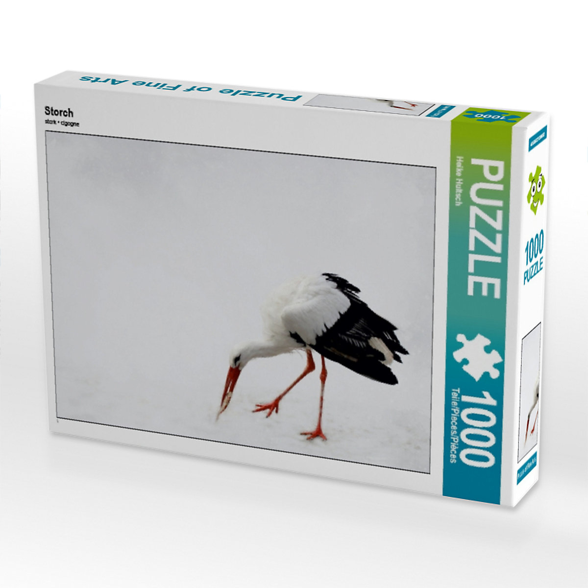 CALVENDO® Puzzle CALVENDO Puzzle Storch 1000 Teile Foto-Puzzle für glückliche Stunden