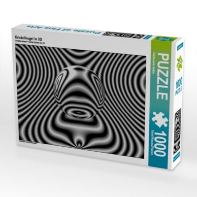 CALVENDO® Puzzle CALVENDO Puzzle Kristallkugel in 3D 1000 Teile Foto-Puzzle für glückliche Stunden