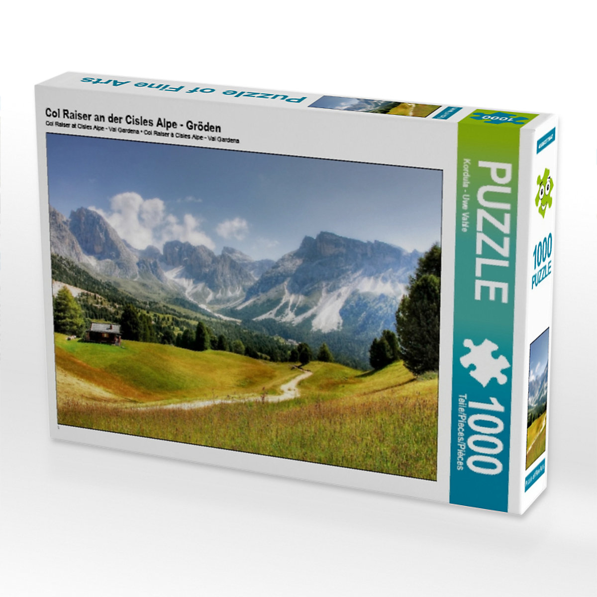 CALVENDO® Puzzle CALVENDO Puzzle Col Raiser an der Cisles Alpe Gröden 1000 Teile Foto-Puzzle für glückliche Stunden