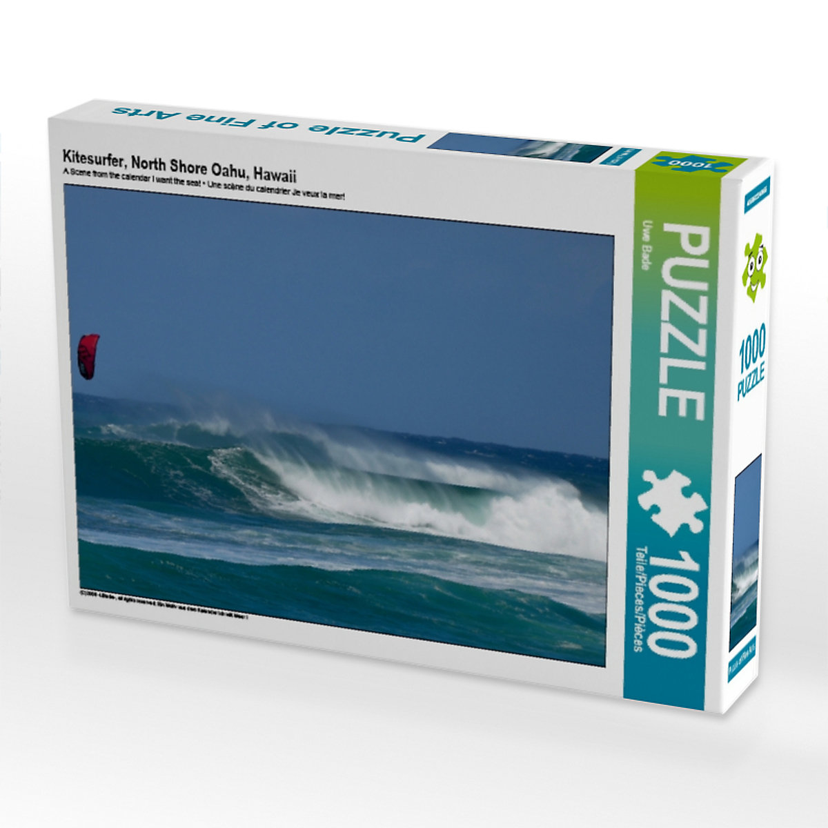 CALVENDO® Puzzle CALVENDO Puzzle Kitesurfer North Shore Oahu Hawaii 1000 Teile Foto-Puzzle für glückliche Stunden