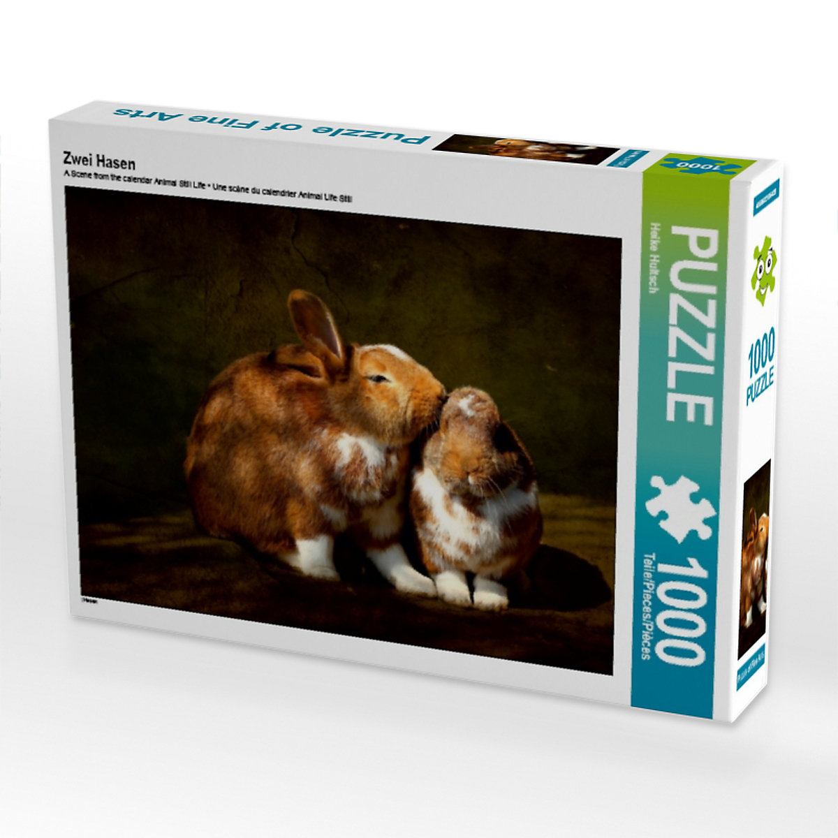 CALVENDO® Puzzle CALVENDO Puzzle Zwei Hasen 1000 Teile Foto-Puzzle für glückliche Stunden