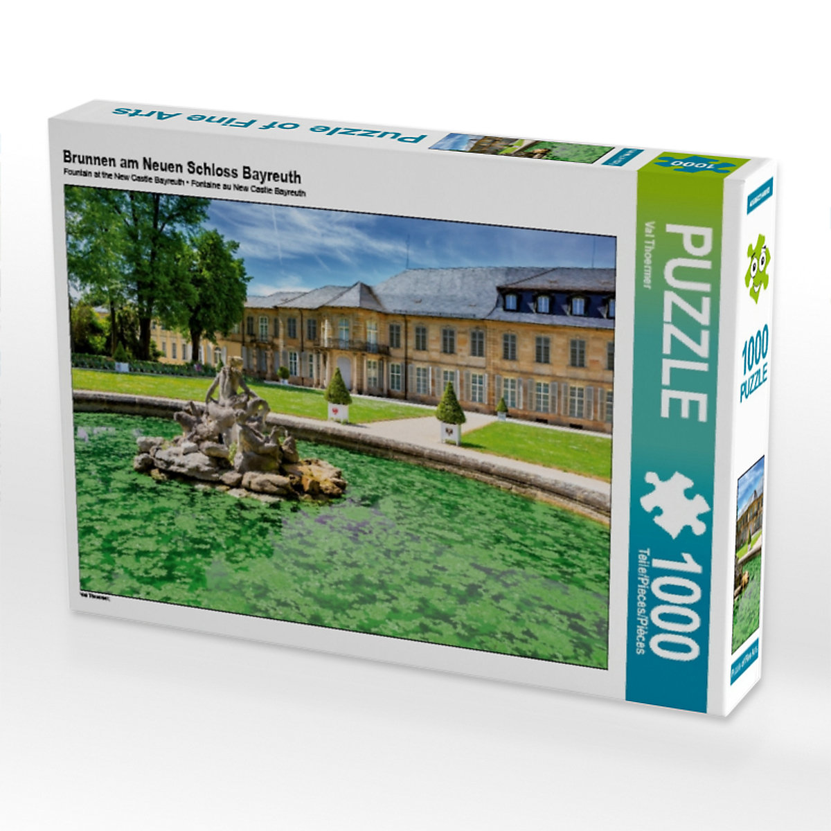 CALVENDO® Puzzle CALVENDO Puzzle Brunnen am Neuen Schloss Bayreuth 1000 Teile Foto-Puzzle für glückliche Stunden