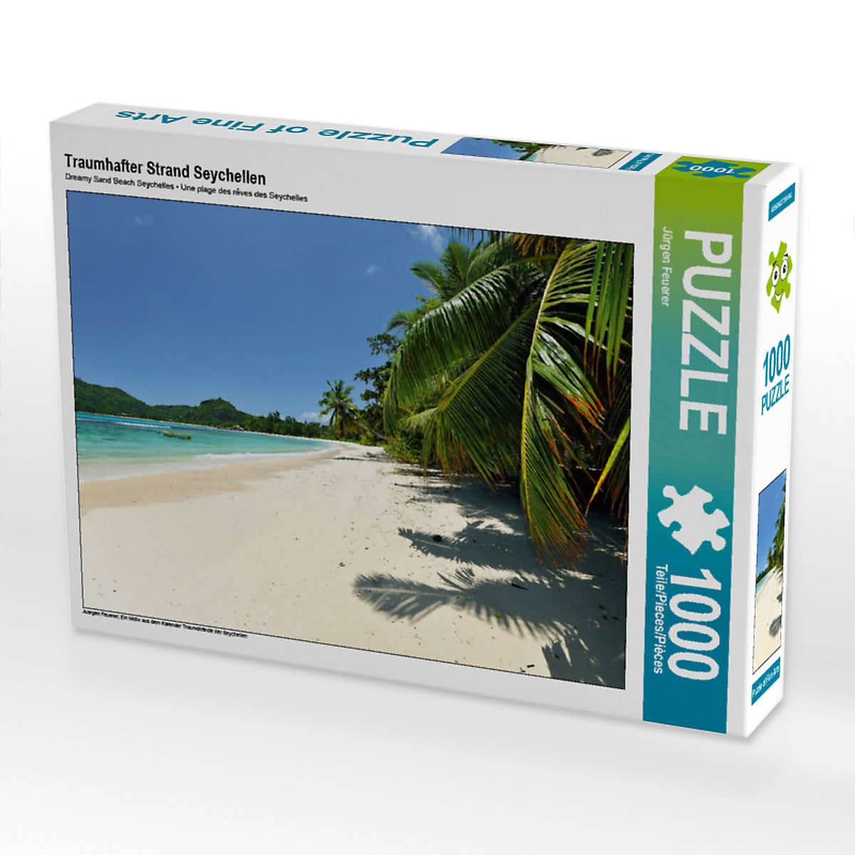 CALVENDO® Puzzle CALVENDO Puzzle Traumhafter Strand Seychellen 1000 Teile Foto-Puzzle für glückliche Stunden