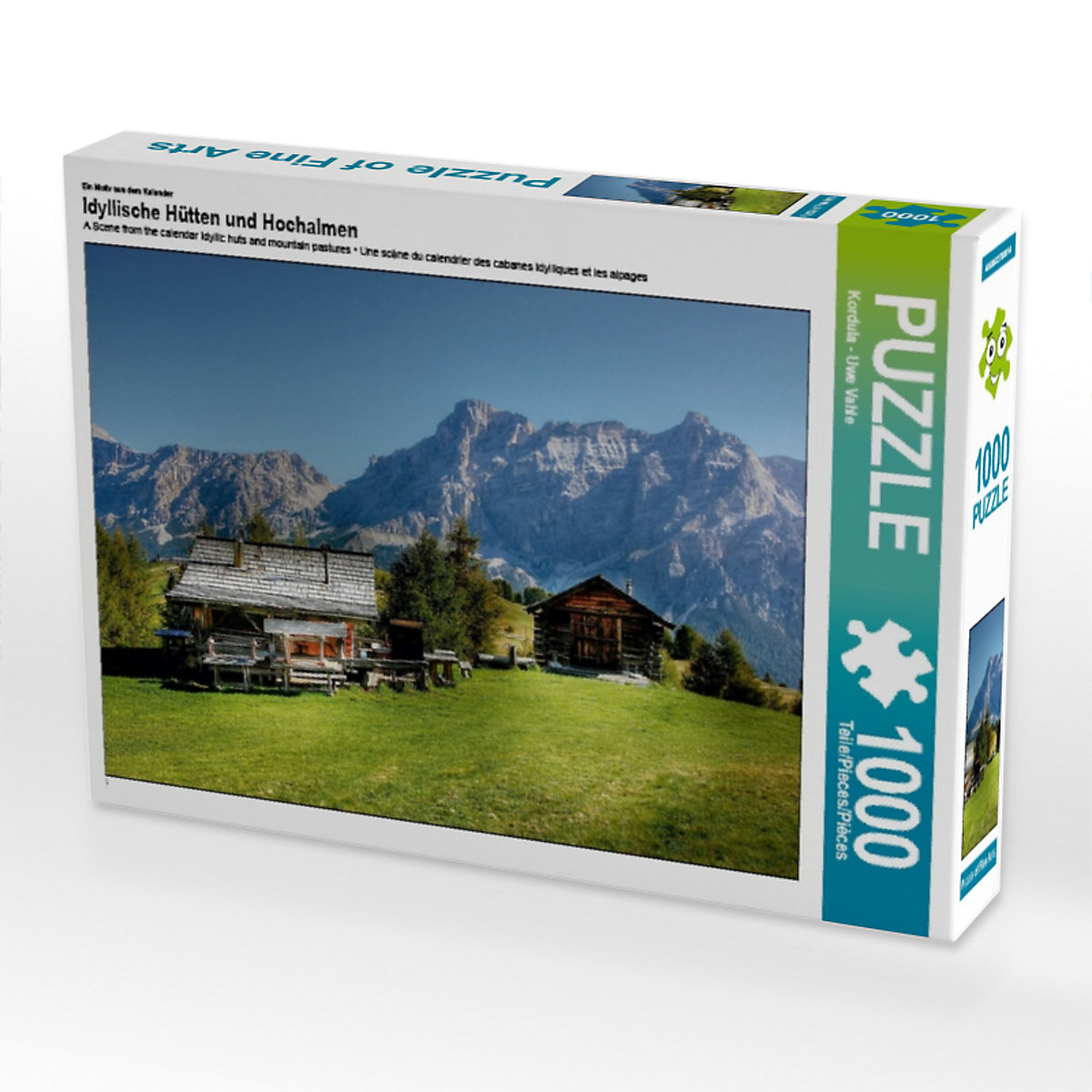 CALVENDO® Puzzle CALVENDO Puzzle Idyllische Hütten und Hochalmen 1000 Teile Foto-Puzzle für glückliche Stunden