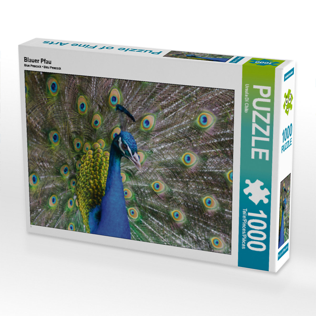 CALVENDO® Puzzle CALVENDO Puzzle Blauer Pfau 1000 Teile Foto-Puzzle für glückliche Stunden