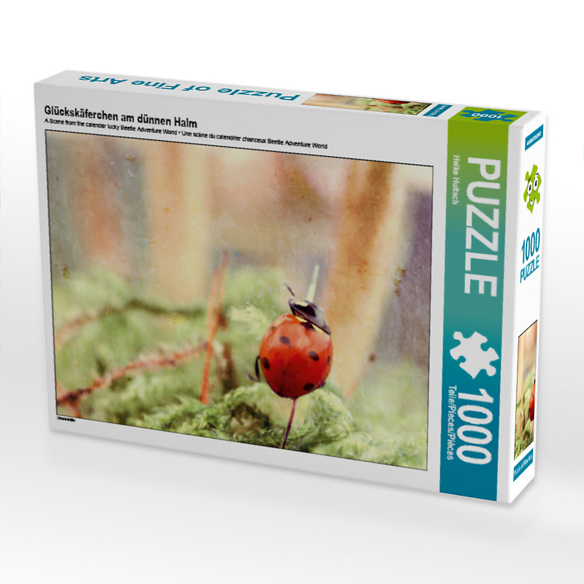 CALVENDO® Puzzle CALVENDO Puzzle Glückskäferchen am dünnen Halm 1000 Teile Foto-Puzzle für glückliche Stunden