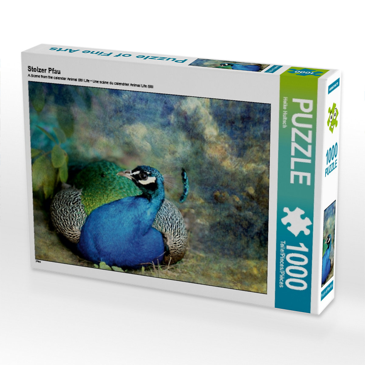 CALVENDO® Puzzle CALVENDO Puzzle Stolzer Pfau 1000 Teile Foto-Puzzle für glückliche Stunden