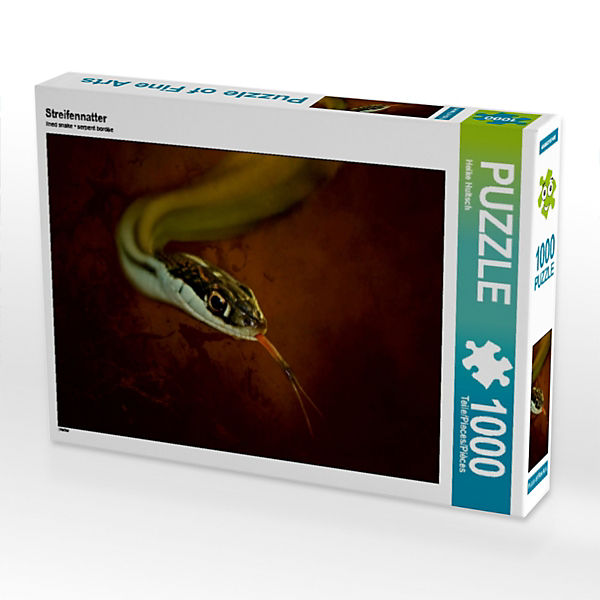 Puzzle CALVENDO Puzzle Streifennatter - 1000 Teile Foto-Puzzle für glückliche Stunden