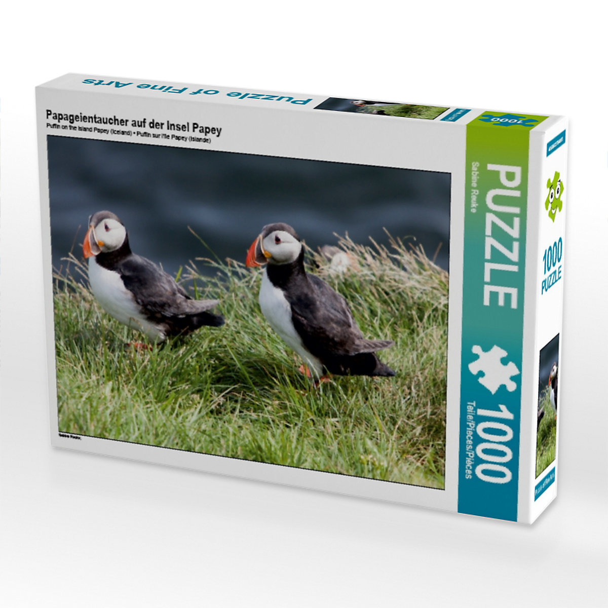 CALVENDO® Puzzle CALVENDO Puzzle Papageientaucher auf der Insel Papey 1000 Teile Foto-Puzzle für glückliche Stunden