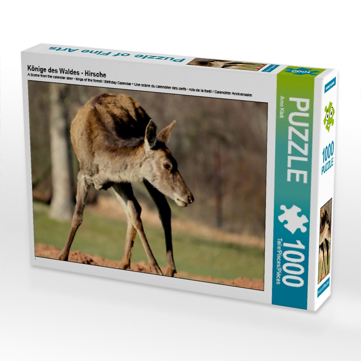 CALVENDO® Puzzle CALVENDO Puzzle Könige des Waldes Hirsche 1000 Teile Foto-Puzzle für glückliche Stunden