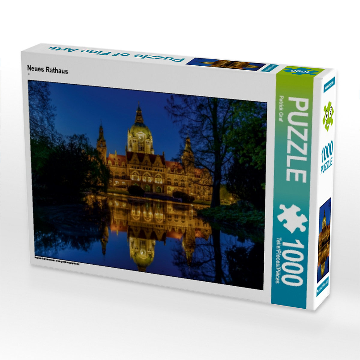 CALVENDO® Puzzle CALVENDO Puzzle Neues Rathaus 1000 Teile Foto-Puzzle für glückliche Stunden