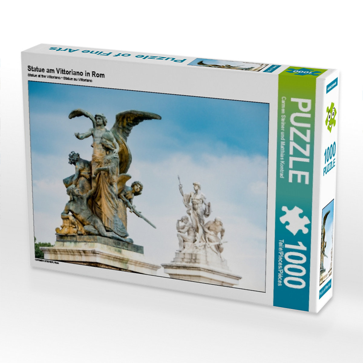 CALVENDO® Puzzle CALVENDO Puzzle Statue am Vittoriano in Rom 1000 Teile Foto-Puzzle für glückliche Stunden