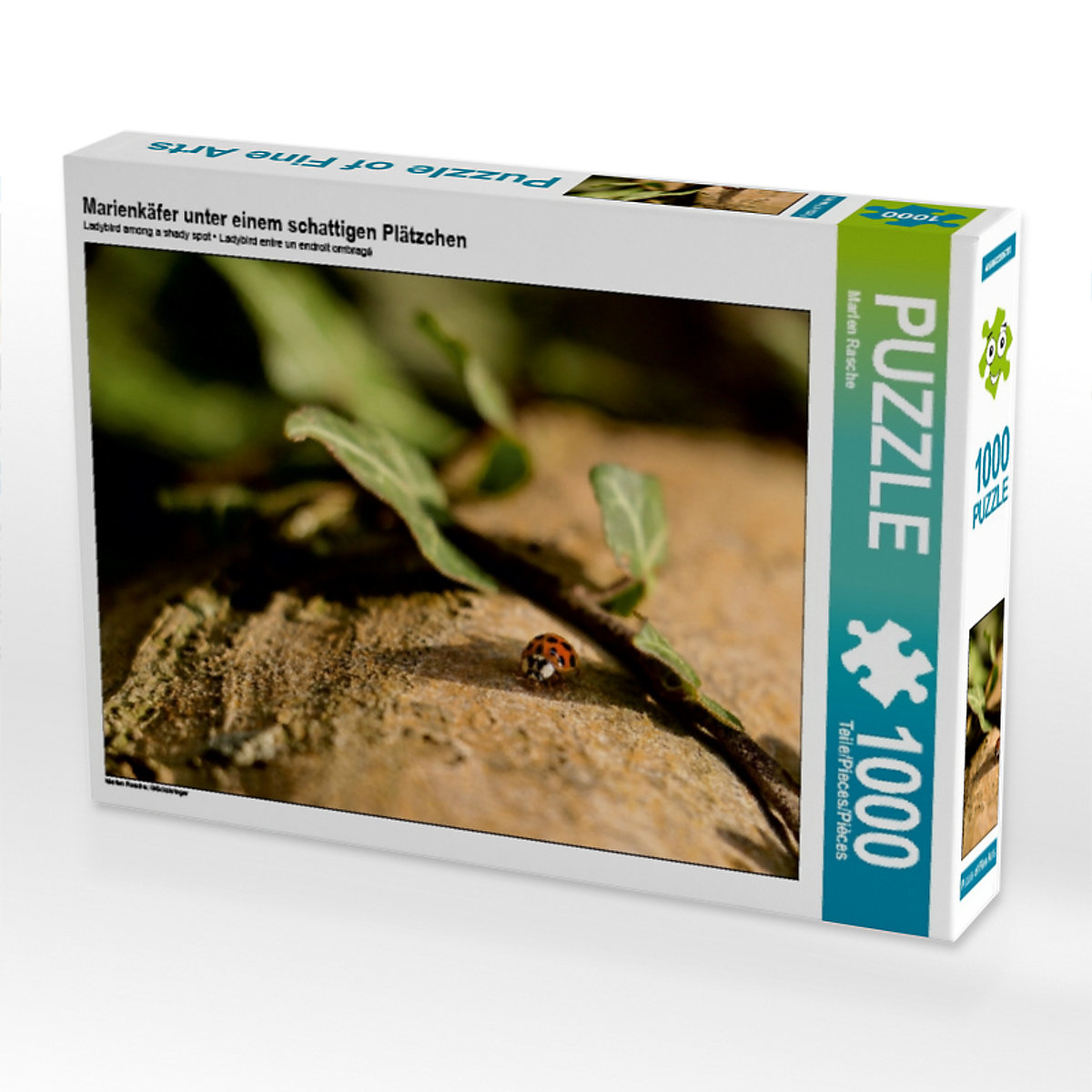CALVENDO® Puzzle CALVENDO Puzzle Marienkäfer unter einem schattigen Plätzchen 1000 Teile Foto-Puzzle für glückliche Stunden