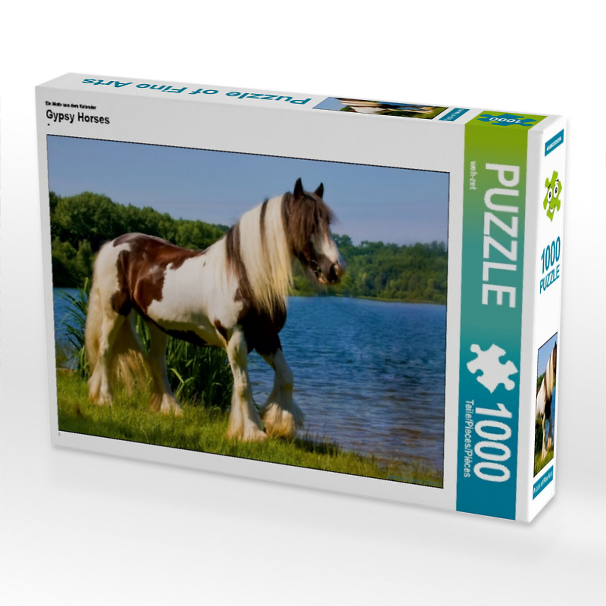 CALVENDO® Puzzle CALVENDO Puzzle Gypsy Horses 1000 Teile Foto-Puzzle für glückliche Stunden
