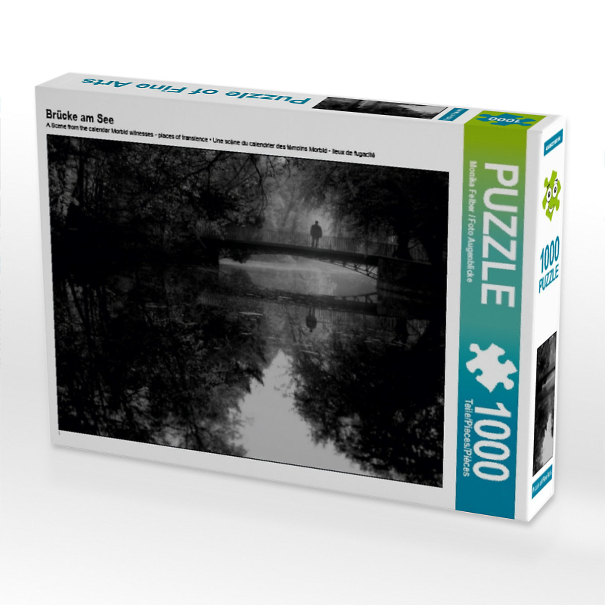 CALVENDO® Puzzle CALVENDO Puzzle Brücke am See 1000 Teile Foto-Puzzle für glückliche Stunden