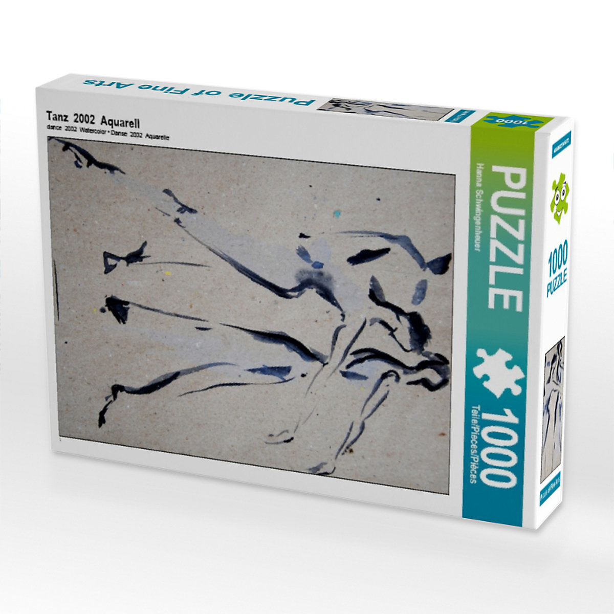 CALVENDO® Puzzle CALVENDO Puzzle Tanz 2002 Aquarell 1000 Teile Foto-Puzzle für glückliche Stunden