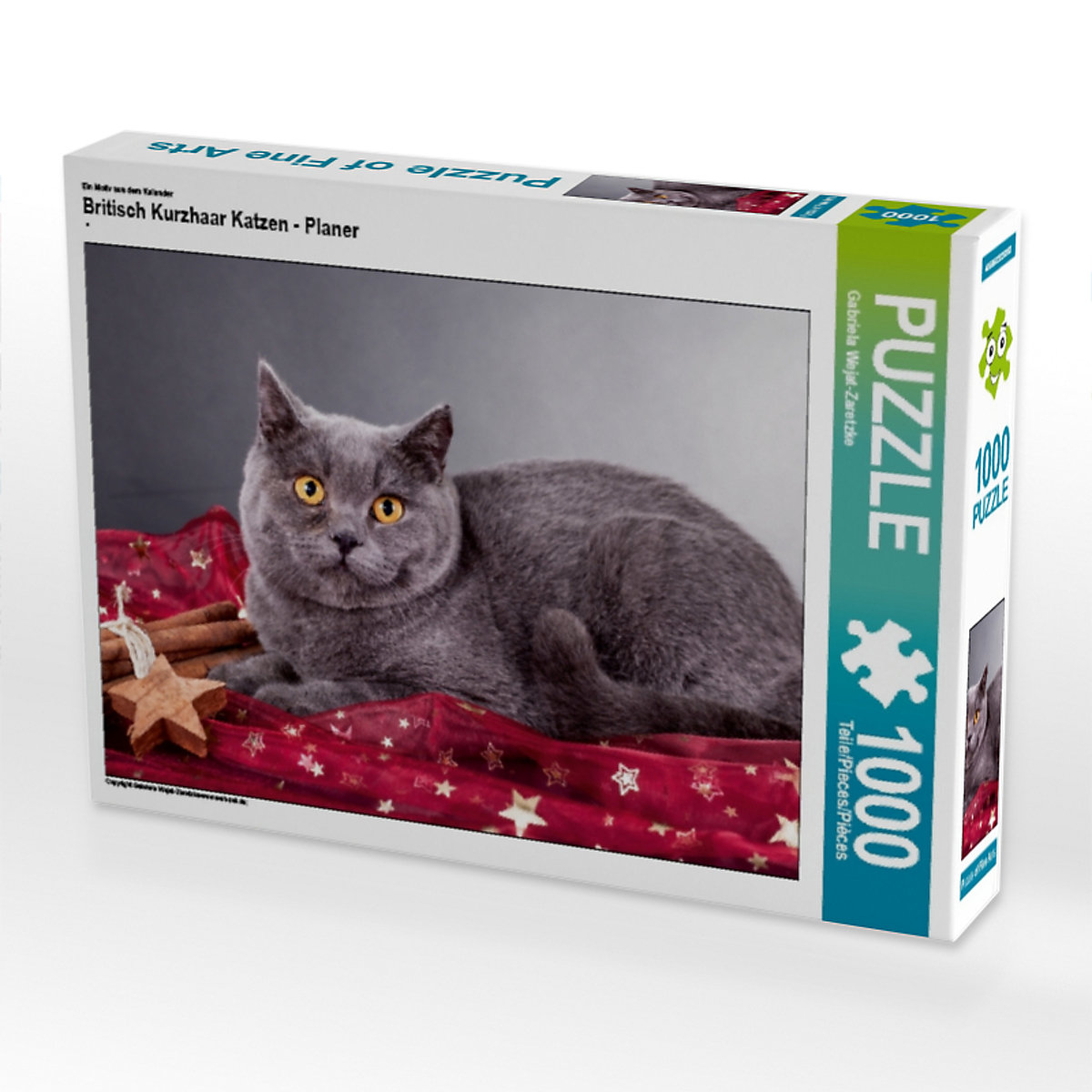 CALVENDO® Puzzle CALVENDO Puzzle Britisch Kurzhaar Katzen Planer 1000 Teile Foto-Puzzle für glückliche Stunden