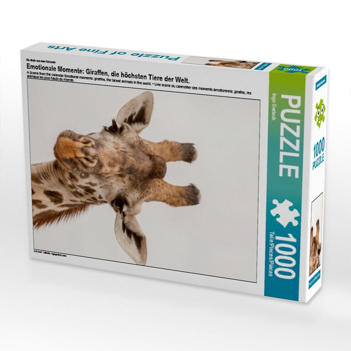 CALVENDO® Puzzle CALVENDO Puzzle Emotionale Momente: Giraffen die höchsten Tiere der Welt. 1000 Teile Foto-Puzzle für glückliche Stunden