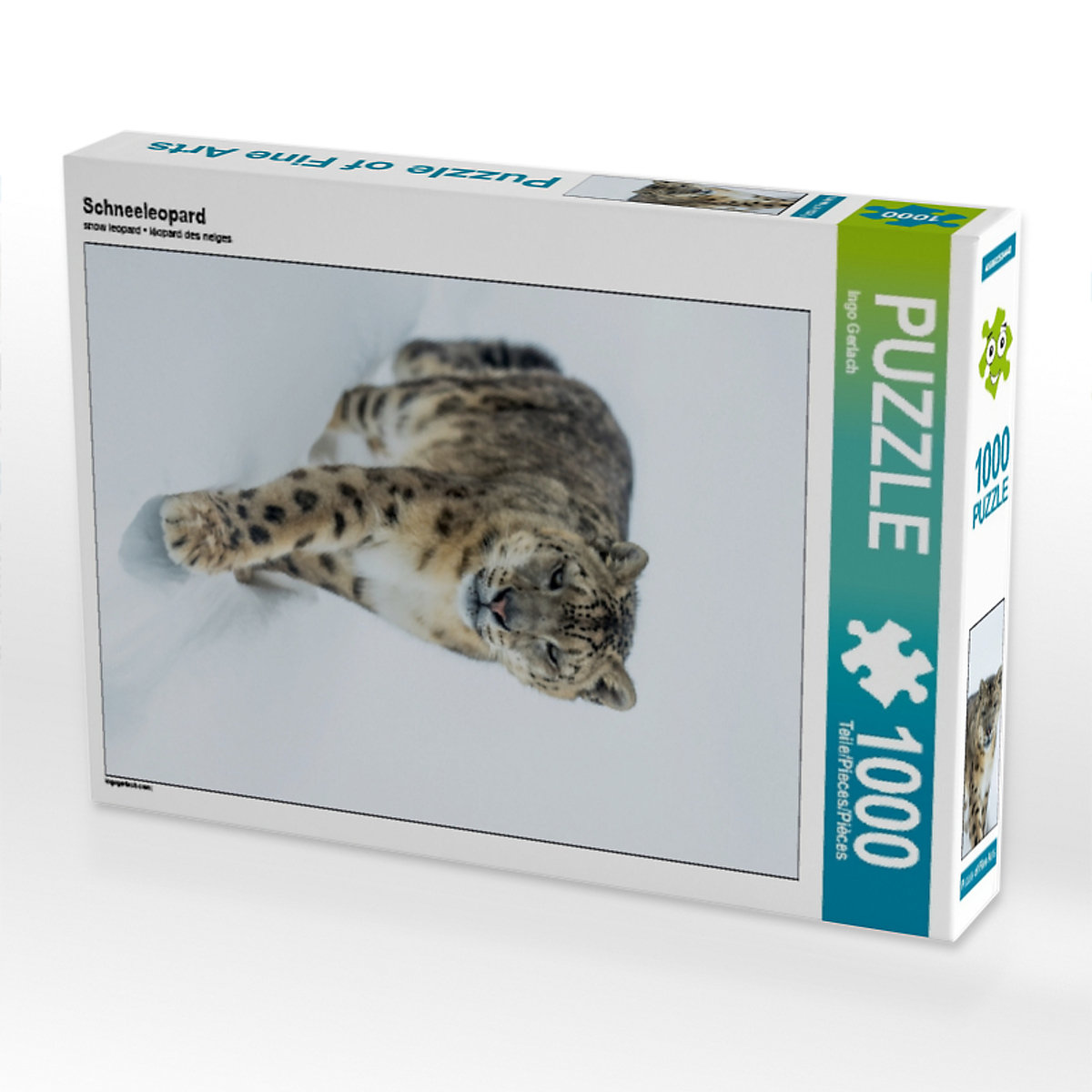 CALVENDO® Puzzle CALVENDO Puzzle Schneeleopard 1000 Teile Foto-Puzzle für glückliche Stunden