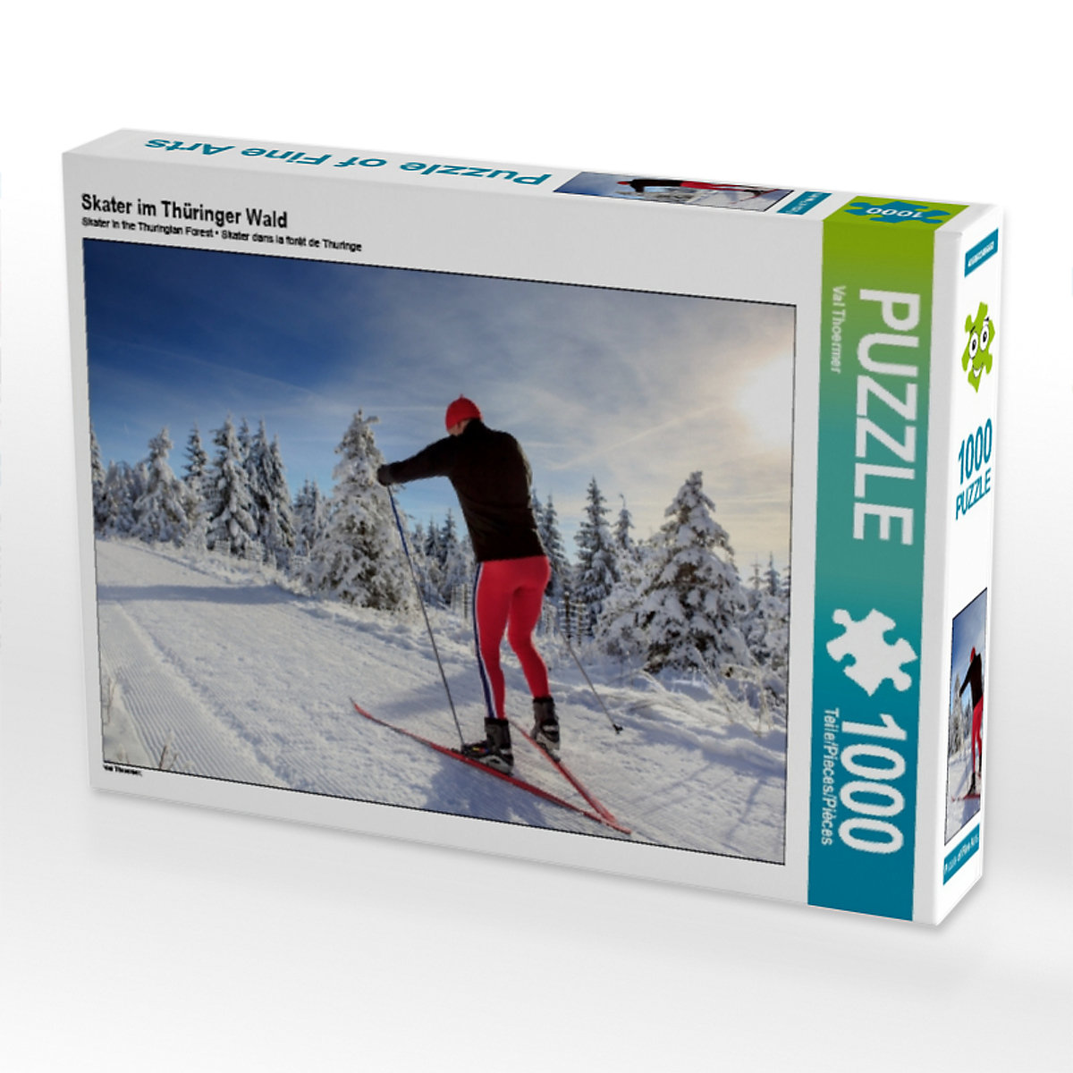 CALVENDO® Puzzle CALVENDO Puzzle Skater im Thüringer Wald 1000 Teile Foto-Puzzle für glückliche Stunden