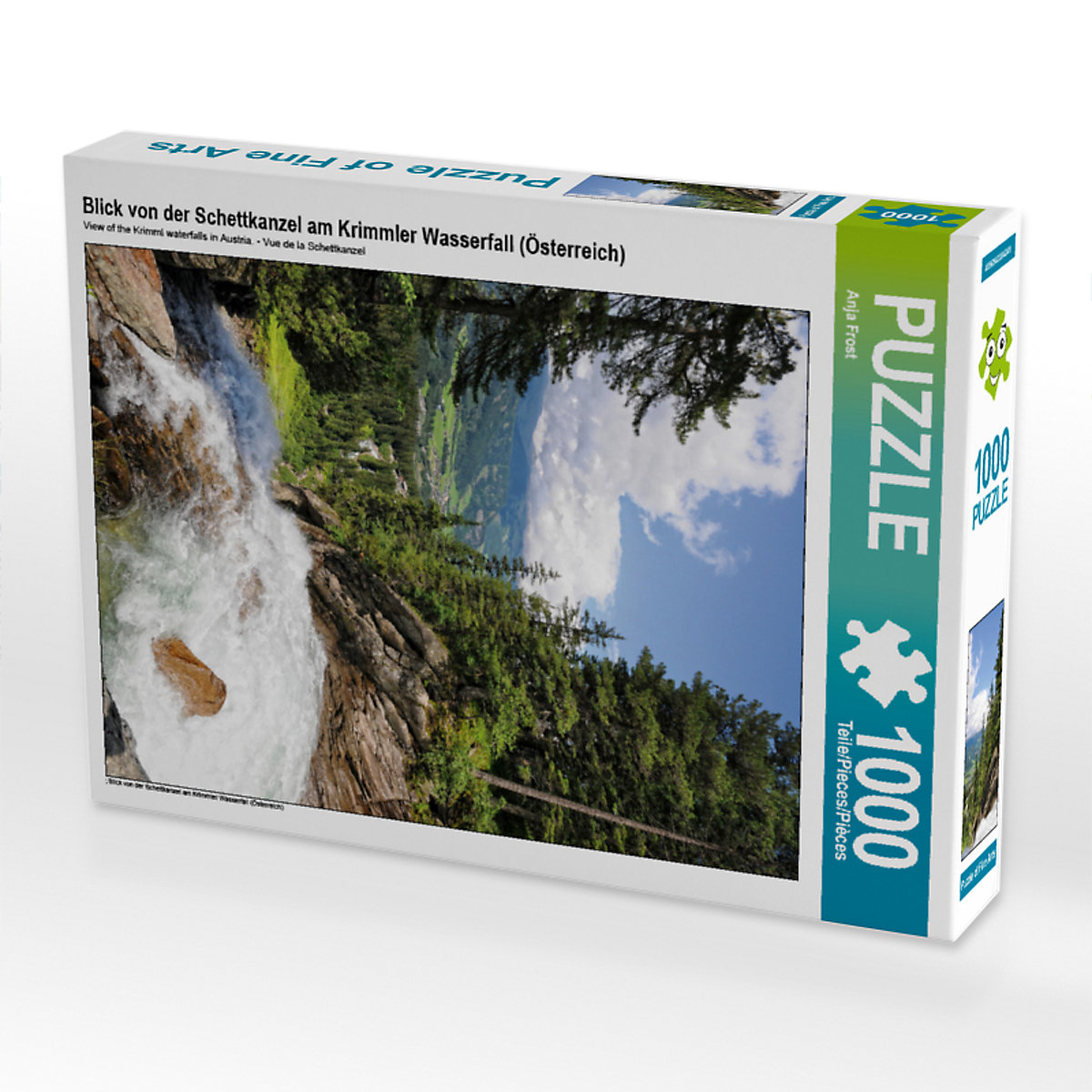 CALVENDO® Puzzle CALVENDO Puzzle Blick von der Schettkanzel am Krimmler Wasserfall (Österreich) 1000 Teile Foto-Puzzle für glückliche Stunden