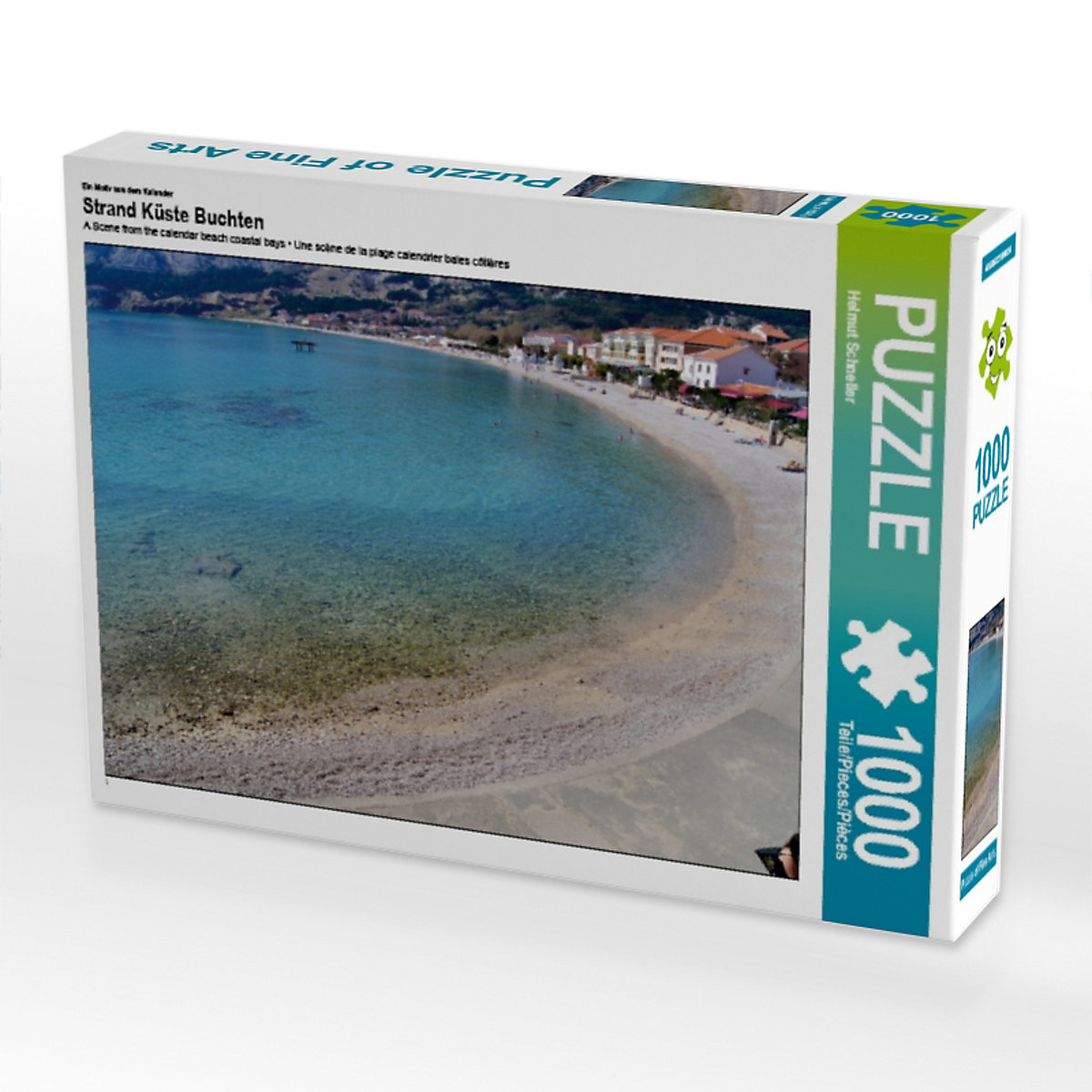 CALVENDO® Puzzle CALVENDO Puzzle Strand Küste Buchten 1000 Teile Foto-Puzzle für glückliche Stunden
