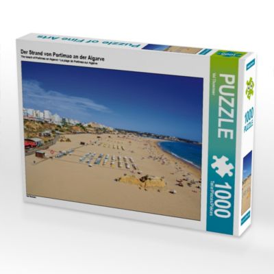 CALVENDO® Puzzle CALVENDO Puzzle Der Strand von Portimao an der Algarve 1000 Teile Foto-Puzzle für glückliche Stunden