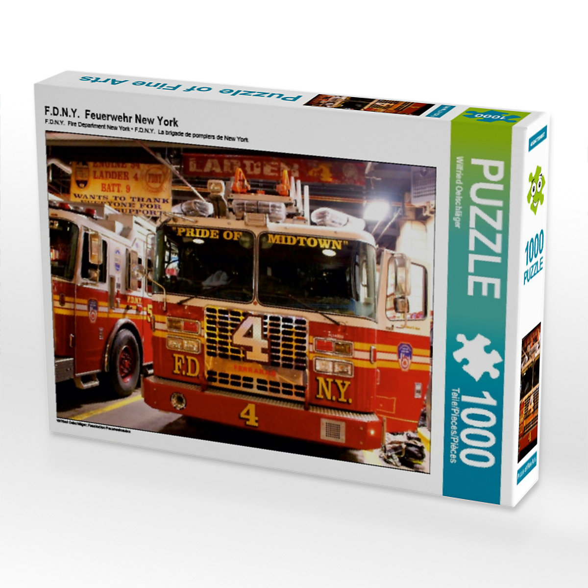 CALVENDO® Puzzle CALVENDO Puzzle F.D.N.Y. Feuerwehr New York 1000 Teile Foto-Puzzle für glückliche Stunden