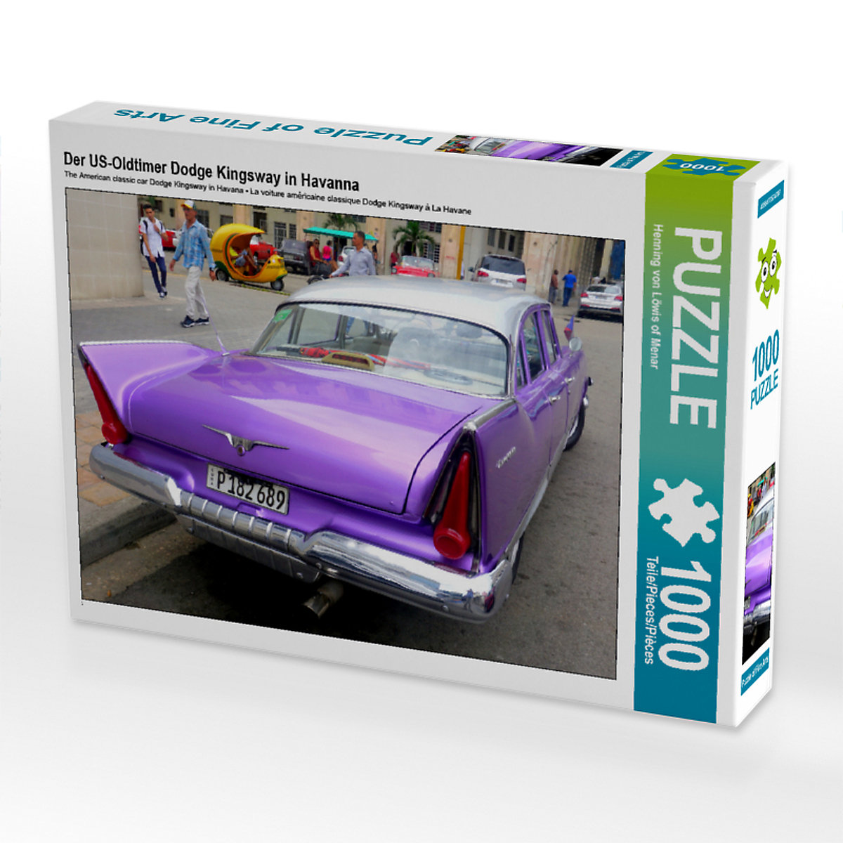 CALVENDO® Puzzle CALVENDO Puzzle Der US-Oldtimer Dodge Kingsway in Havanna 1000 Teile Foto-Puzzle für glückliche Stunden