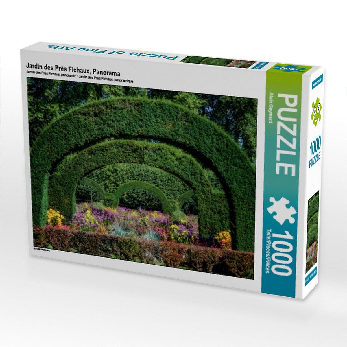 CALVENDO® Puzzle CALVENDO Puzzle Jardin des Prés Fichaux Panorama 1000 Teile Foto-Puzzle für glückliche Stunden