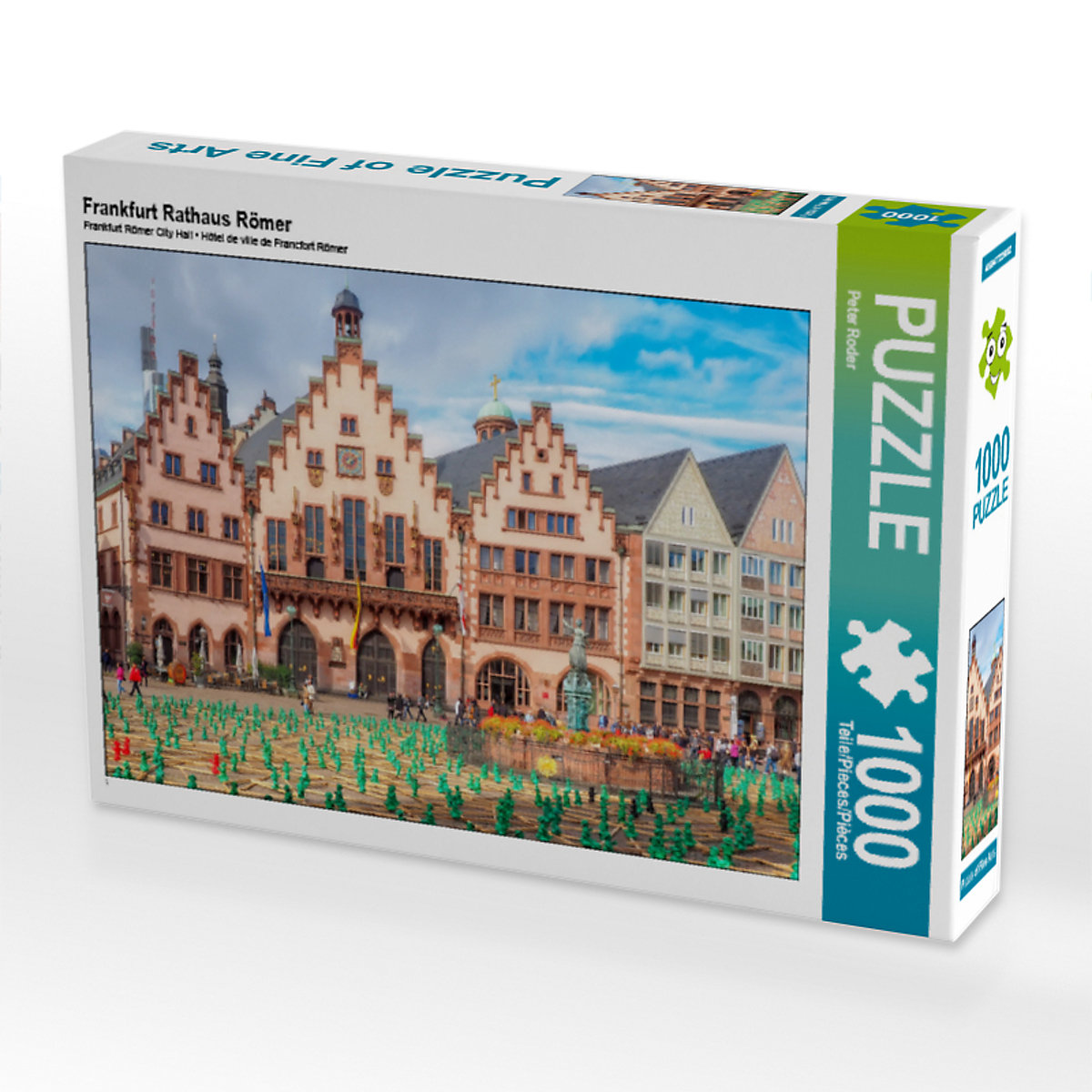CALVENDO® Puzzle CALVENDO Puzzle Frankfurt Rathaus Römer 1000 Teile Foto-Puzzle für glückliche Stunden