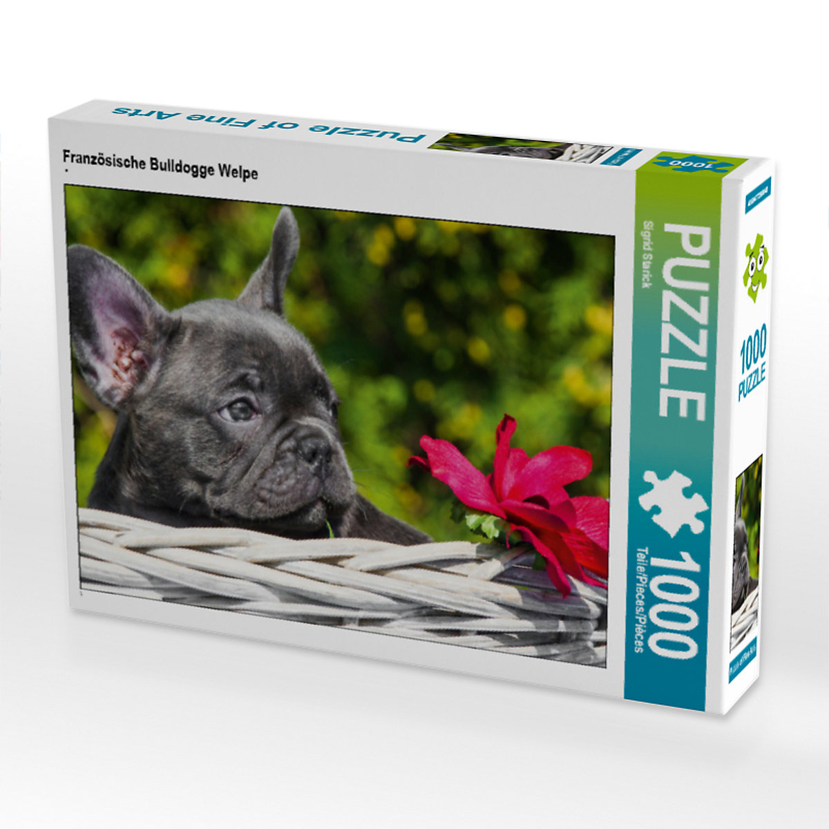 CALVENDO® Puzzle CALVENDO Puzzle Französische Bulldogge Welpe 1000 Teile Foto-Puzzle für glückliche Stunden