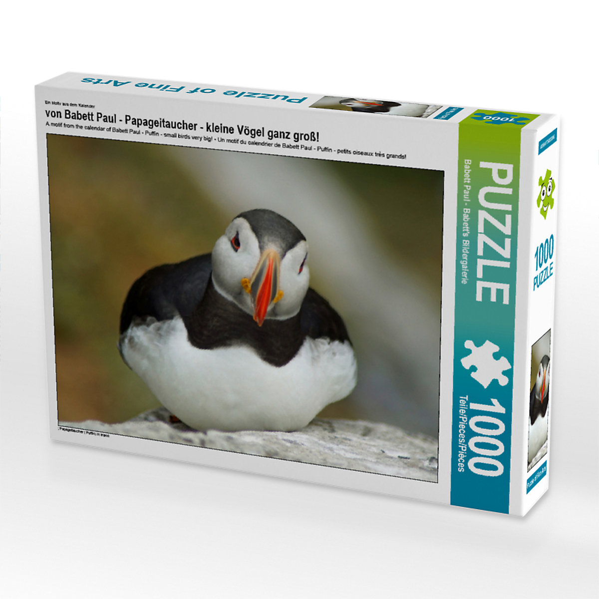 CALVENDO® Puzzle CALVENDO Puzzle von Babett Paul Papageitaucher kleine Vögel ganz groß! 1000 Teile Foto-Puzzle für glückliche Stunden