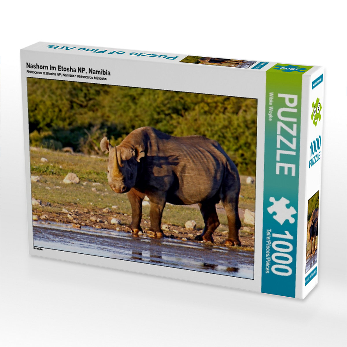 CALVENDO® Puzzle CALVENDO Puzzle Nashorn im Etosha NP Namibia 1000 Teile Foto-Puzzle für glückliche Stunden