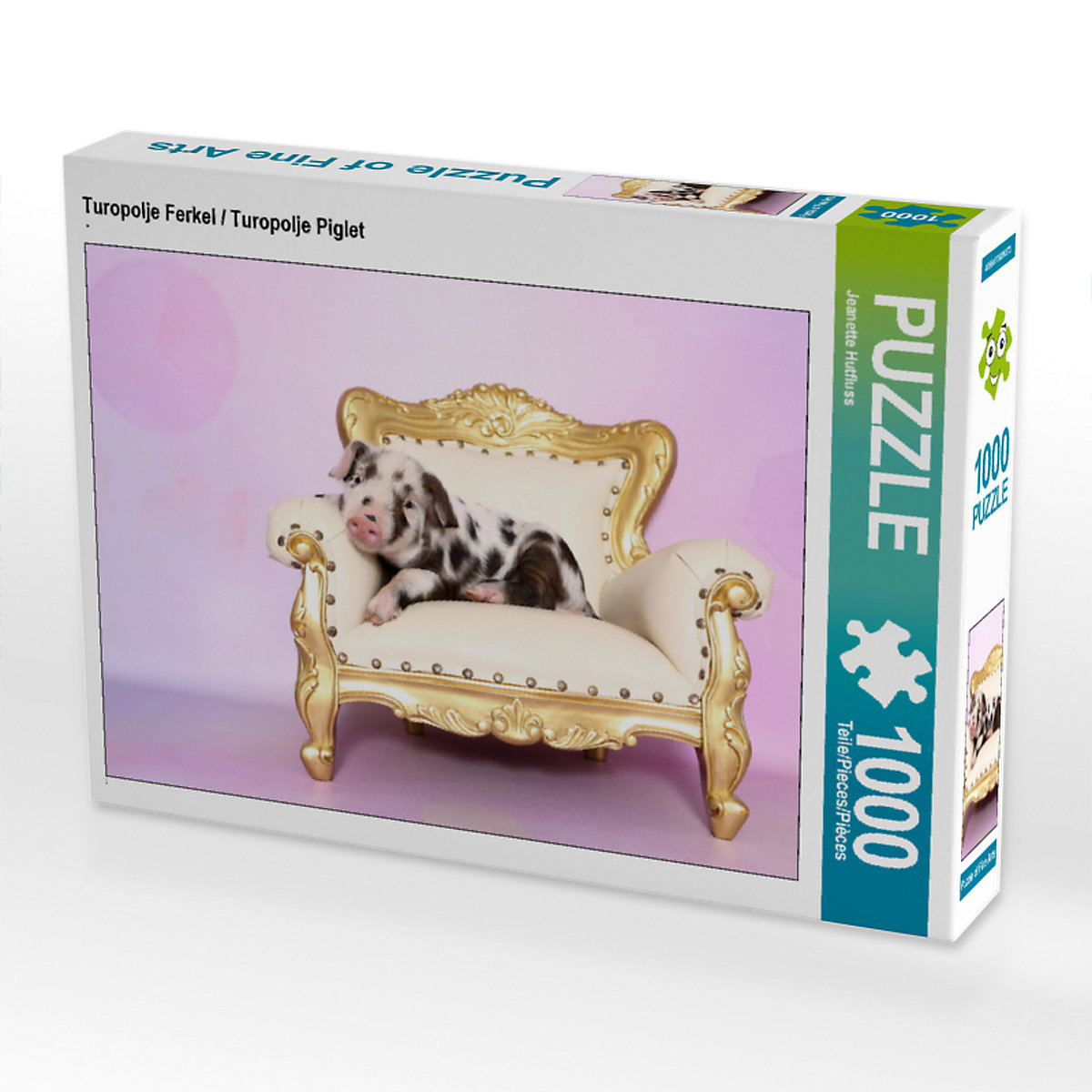 CALVENDO® Puzzle CALVENDO Puzzle Turopolje Ferkel / Turopolje Piglet 1000 Teile Foto-Puzzle für glückliche Stunden