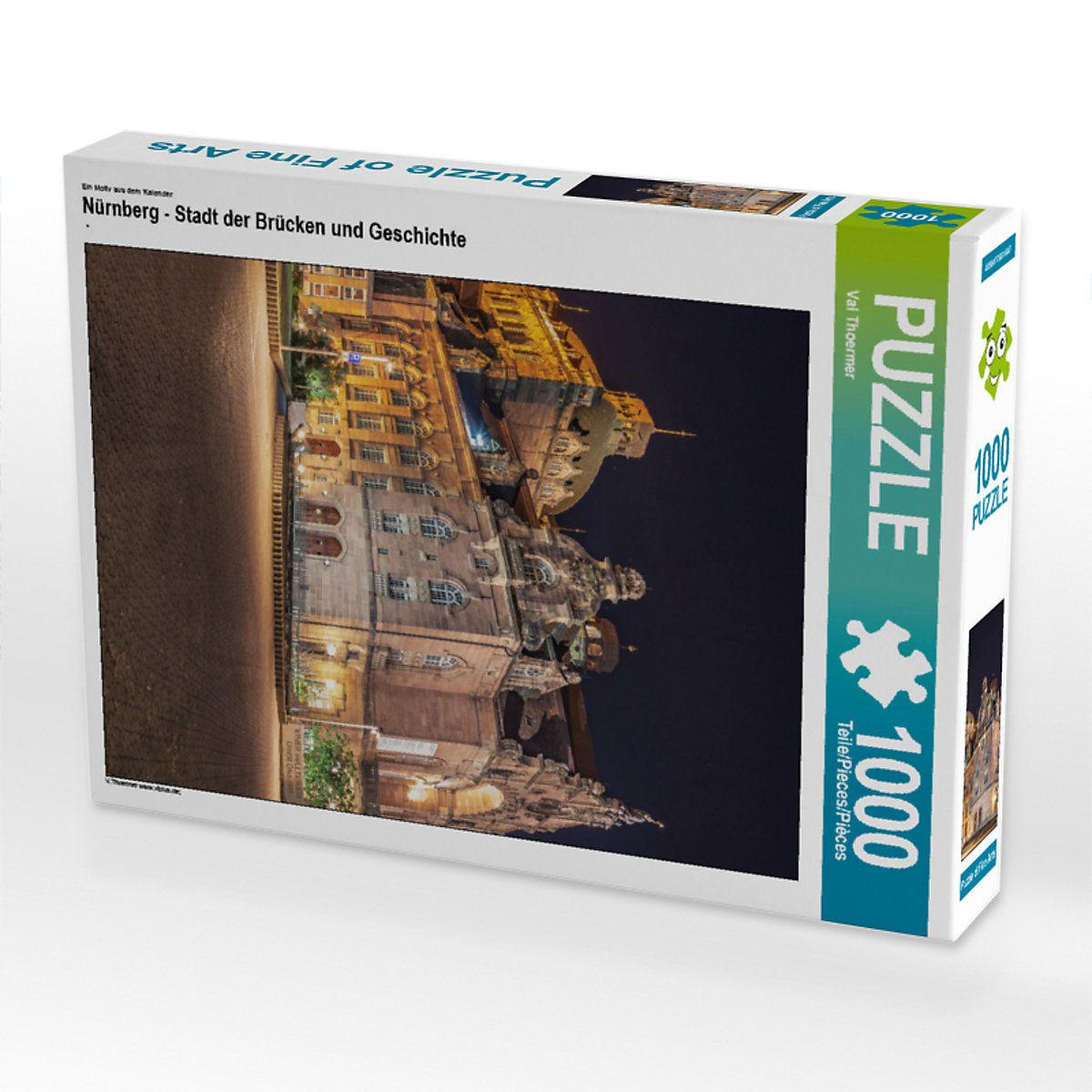 CALVENDO® Puzzle CALVENDO Puzzle Nürnberg Stadt der Brücken und Geschichte 1000 Teile Foto-Puzzle für glückliche Stunden