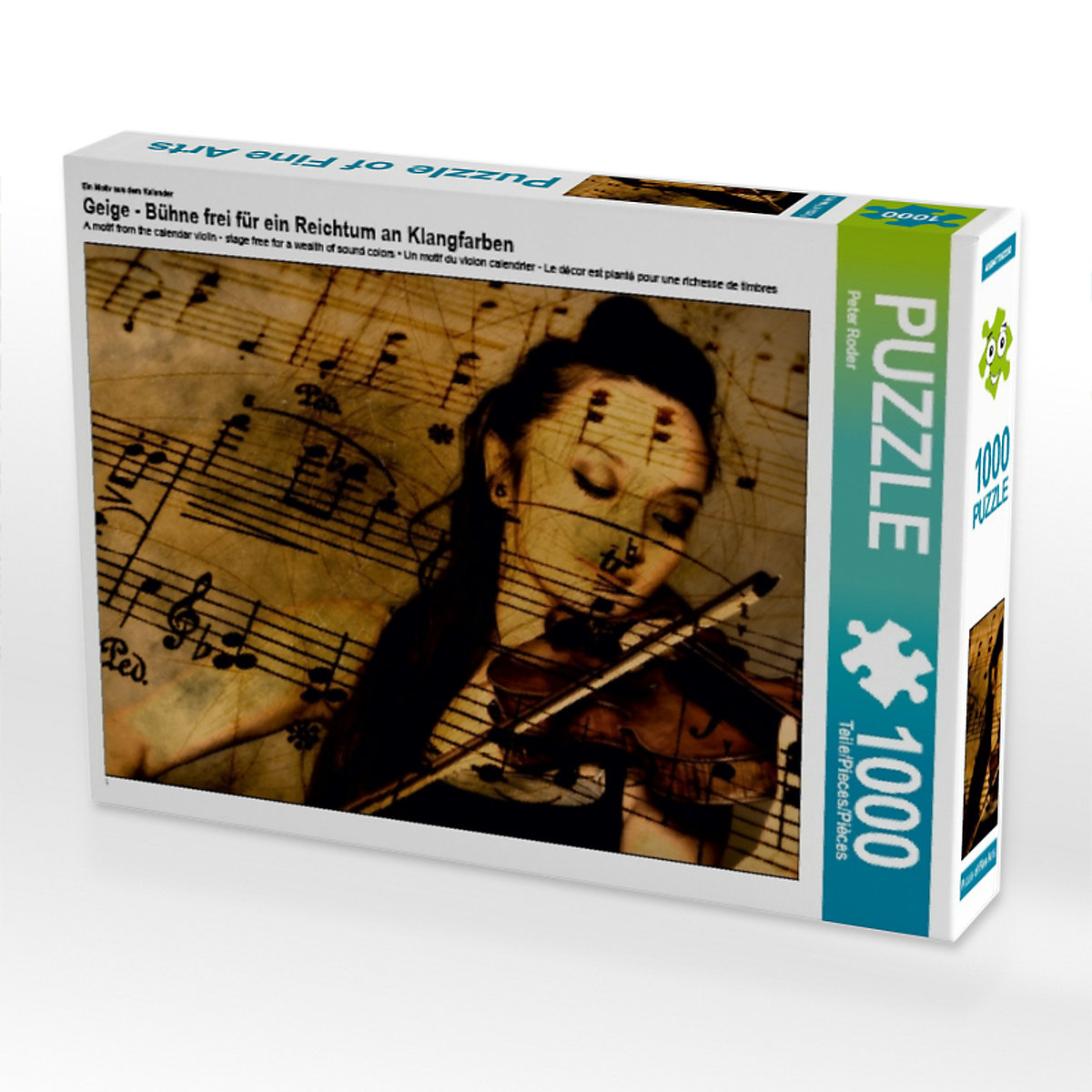 CALVENDO® Puzzle CALVENDO Puzzle Geige Bühne frei für ein Reichtum an Klangfarben 1000 Teile Foto-Puzzle für glückliche Stunden