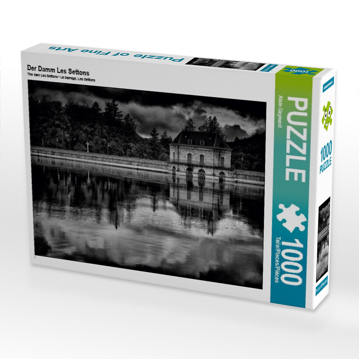 CALVENDO® Puzzle CALVENDO Puzzle Der Damm Les Settons 1000 Teile Foto-Puzzle für glückliche Stunden