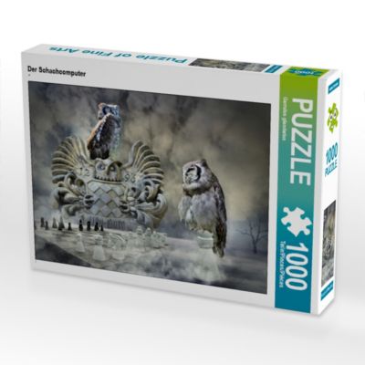 CALVENDO® Puzzle CALVENDO Puzzle Der Schachcomputer 1000 Teile Foto-Puzzle für glückliche Stunden