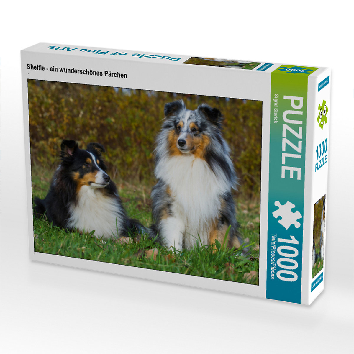 CALVENDO® Puzzle CALVENDO Puzzle Sheltie ein wunderschönes Pärchen 1000 Teile Foto-Puzzle für glückliche Stunden