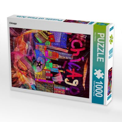 CALVENDO® Puzzle CALVENDO Puzzle Chicago 1000 Teile Foto-Puzzle für glückliche Stunden