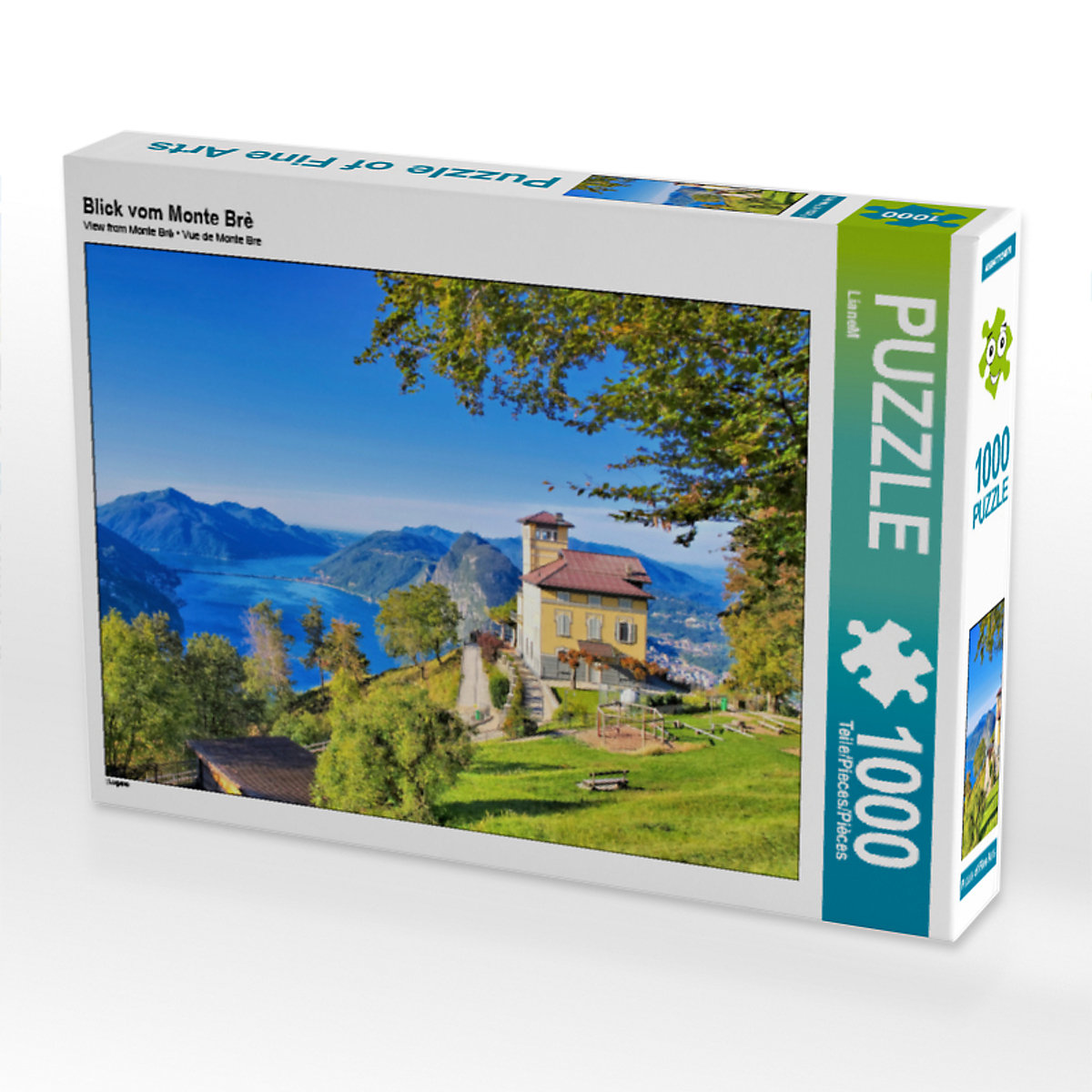 CALVENDO® Puzzle CALVENDO Puzzle Blick vom Monte Brè 1000 Teile Foto-Puzzle für glückliche Stunden