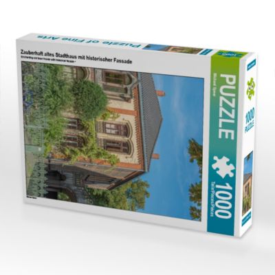 CALVENDO® Puzzle CALVENDO Puzzle Zauberhaft altes Stadthaus mit historischer Fassade 1000 Teile Foto-Puzzle für glückliche Stunden
