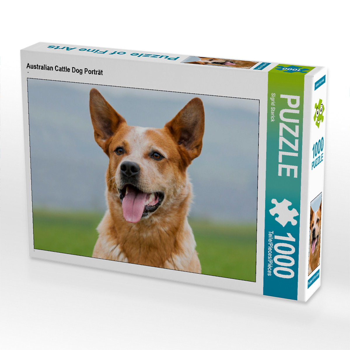 CALVENDO® Puzzle CALVENDO Puzzle Australian Cattle Dog Porträt 1000 Teile Foto-Puzzle für glückliche Stunden